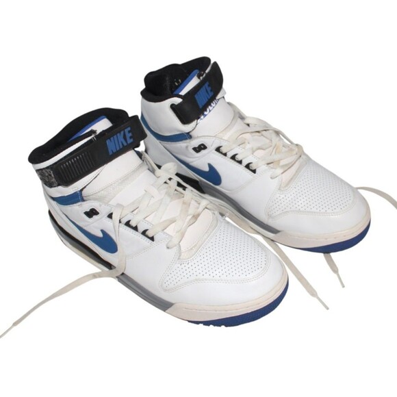 Size 13  - Nike Air Revolution White Game Royal 599462-101 - Picture 1 of 14